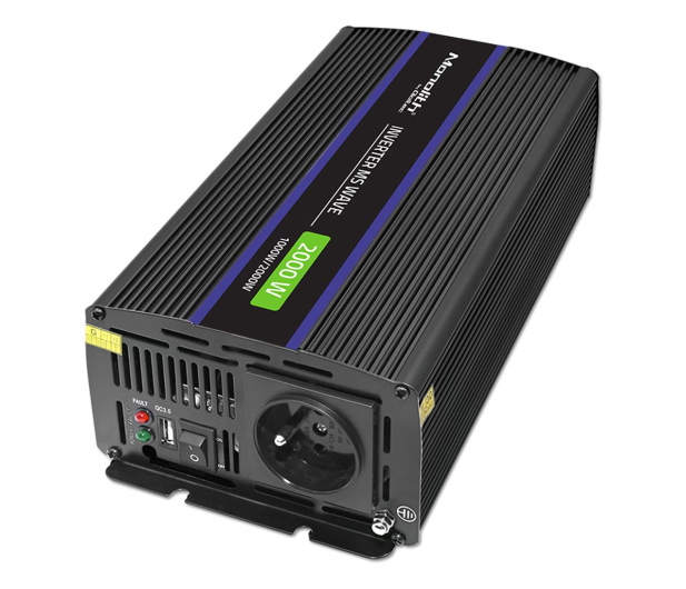 Qoltec Przetwornica napięcia 2000MS Wave | 12V na 230V | 1000/2000W - 1190375 - zdjęcie 5